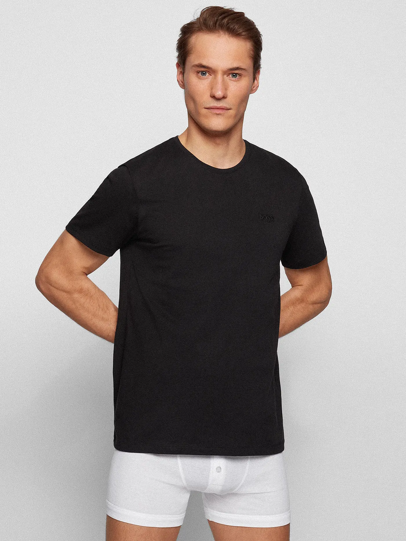 BOSS | T-Shirt 2-er Pkg. | schwarz
